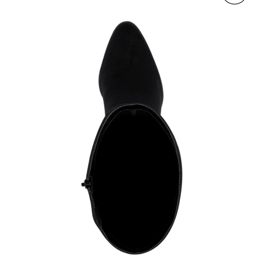 Alfani Wylde Block Heel Boots Black -10 - Picture 4 of 8